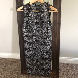 Snakeskin printed tank dress - form fitting